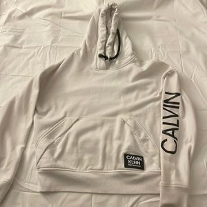 White Calvin Klein hoodie